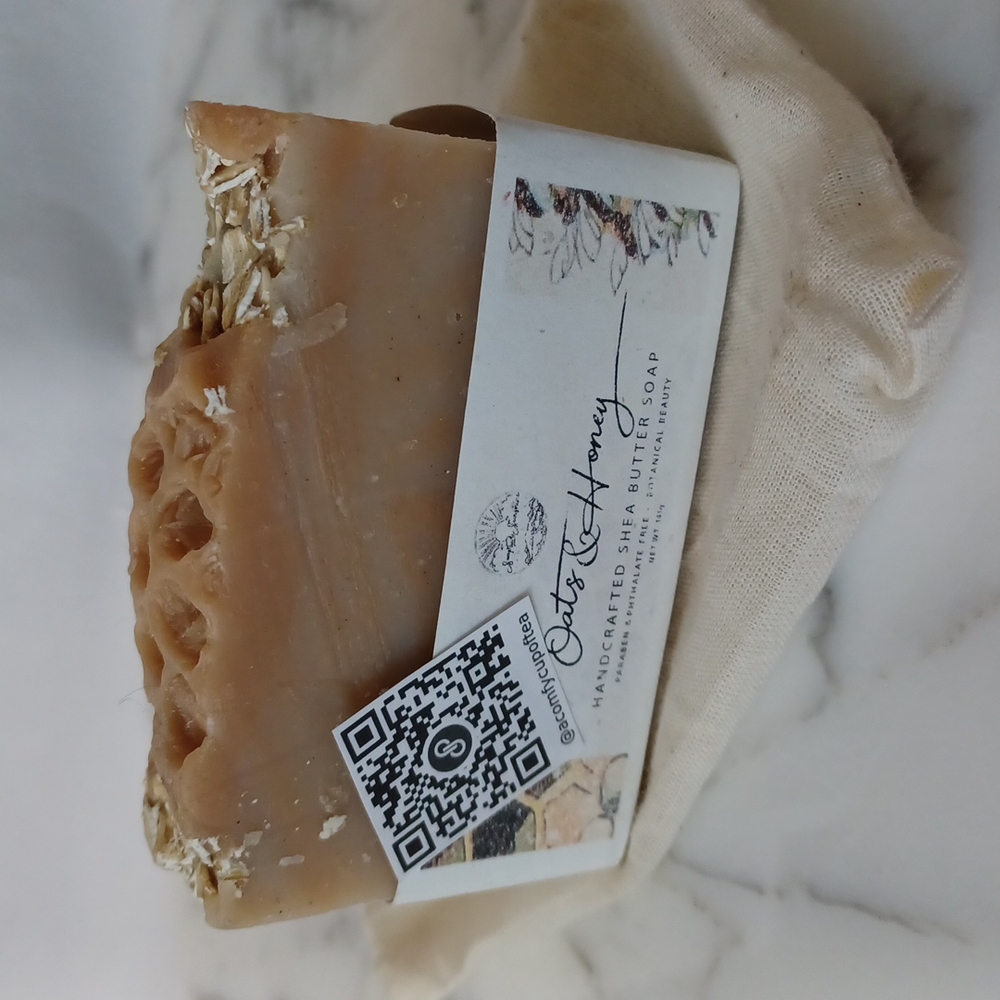Oats & Honey Handcrafted Shea Butter Soap new with tags 5 oz Soap and Sunshine